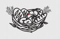 Bread Embroidery Design