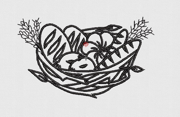 Bread Embroidery Design