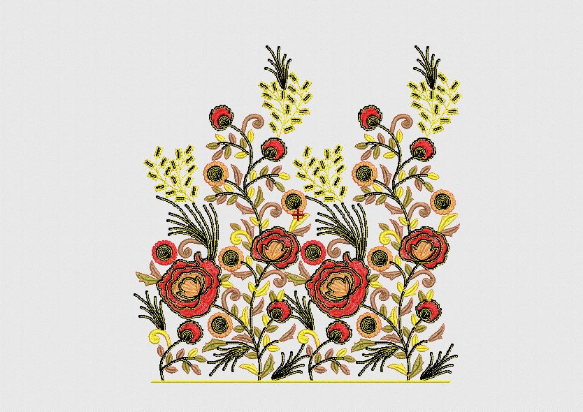 Flower Embroidery Design