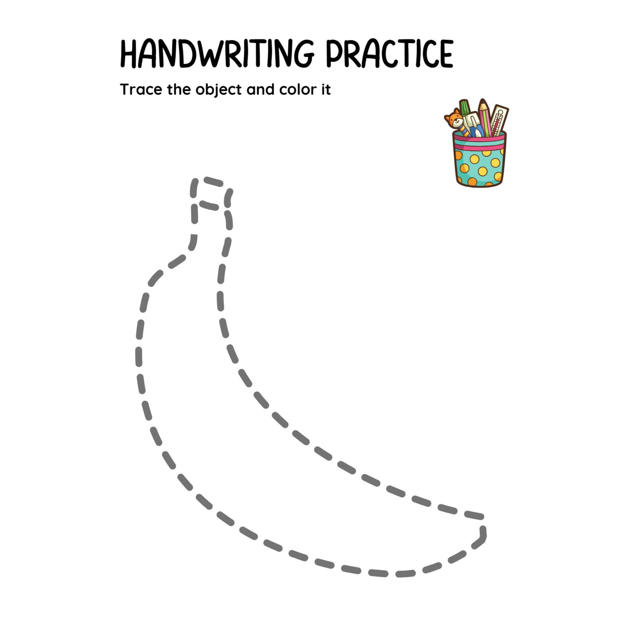 Trace and Color Mini Workbook