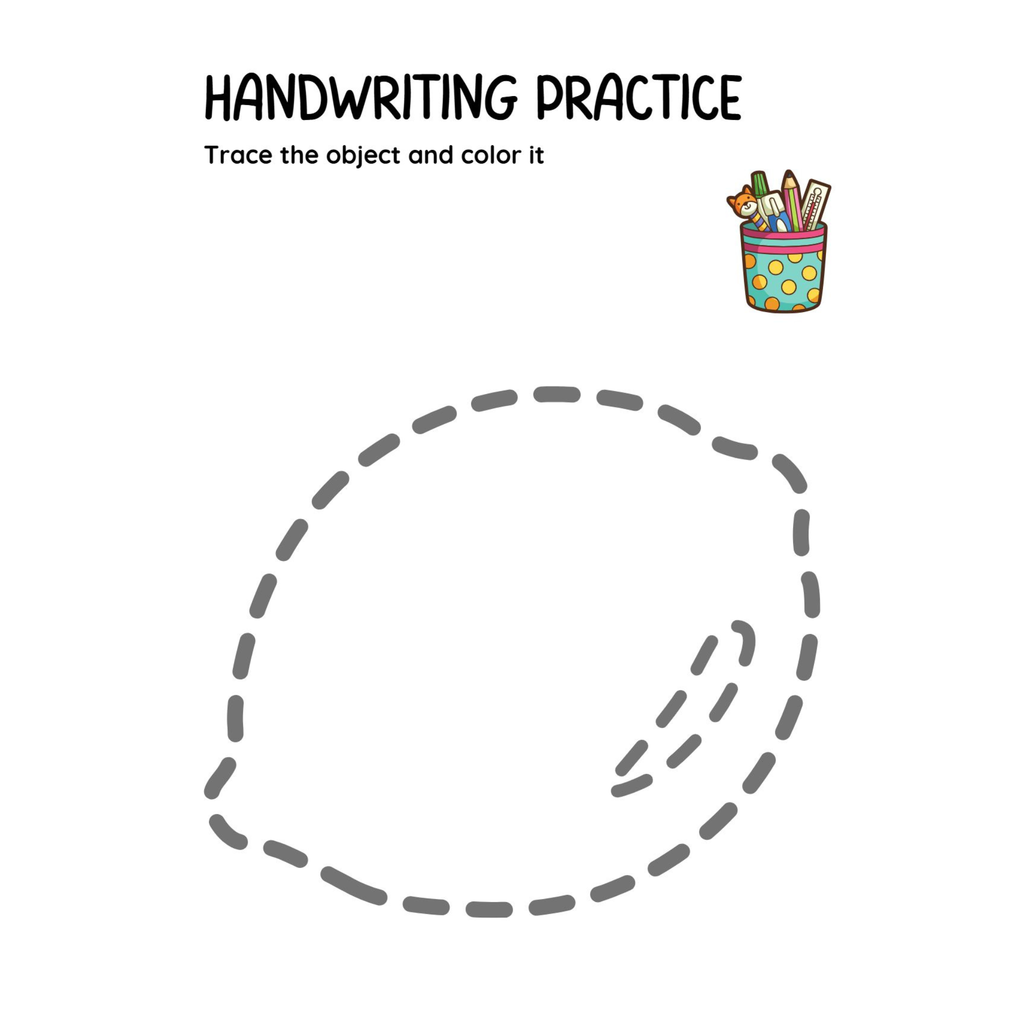 Trace and Color Mini Workbook