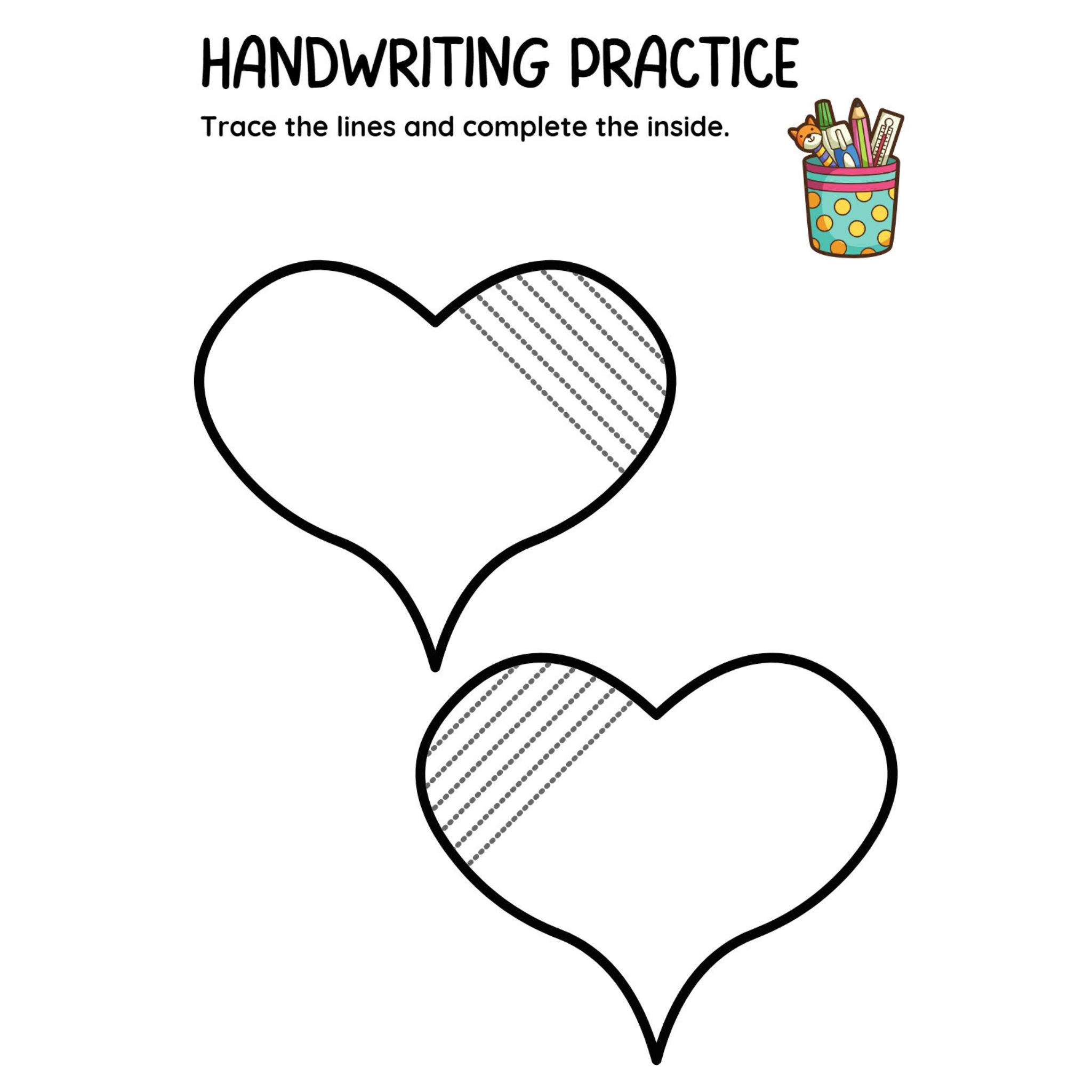Trace the Lines Complete the Picture Workbook