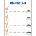Trace the Lines Fine Motor Practice