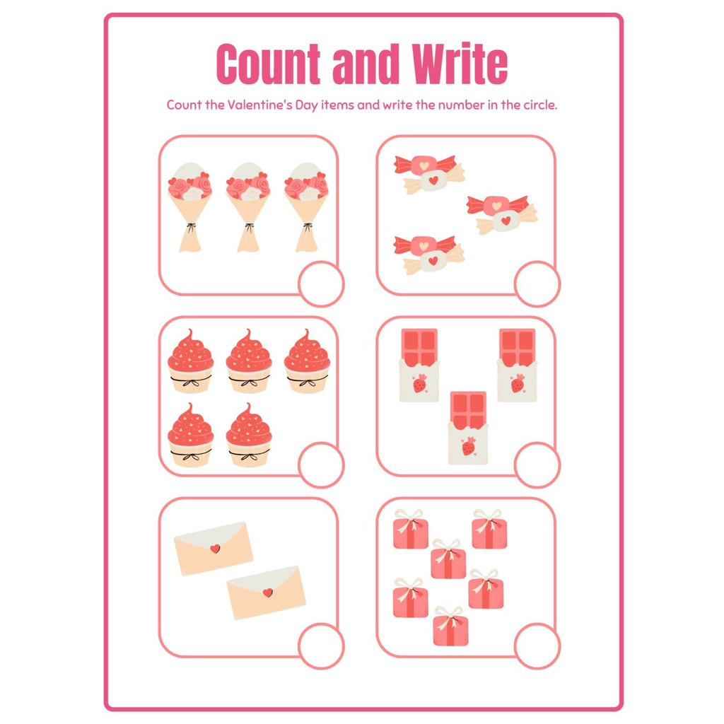 Valentine's Day Activity Book for Kids