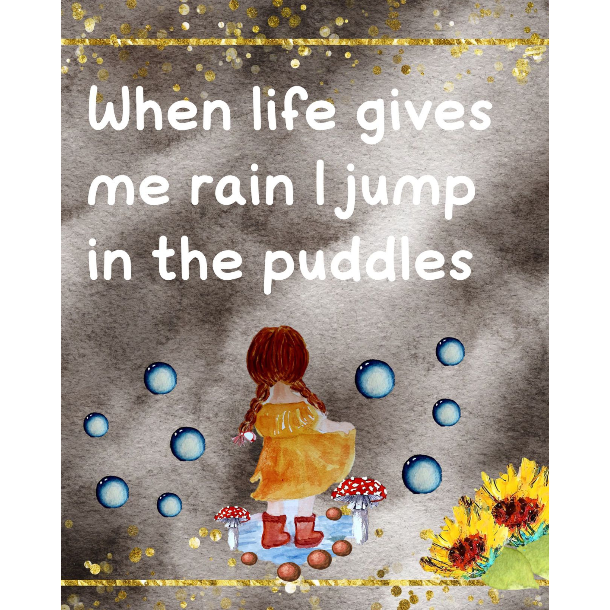 Watercolor Positive Quotes and Affirmation Posters