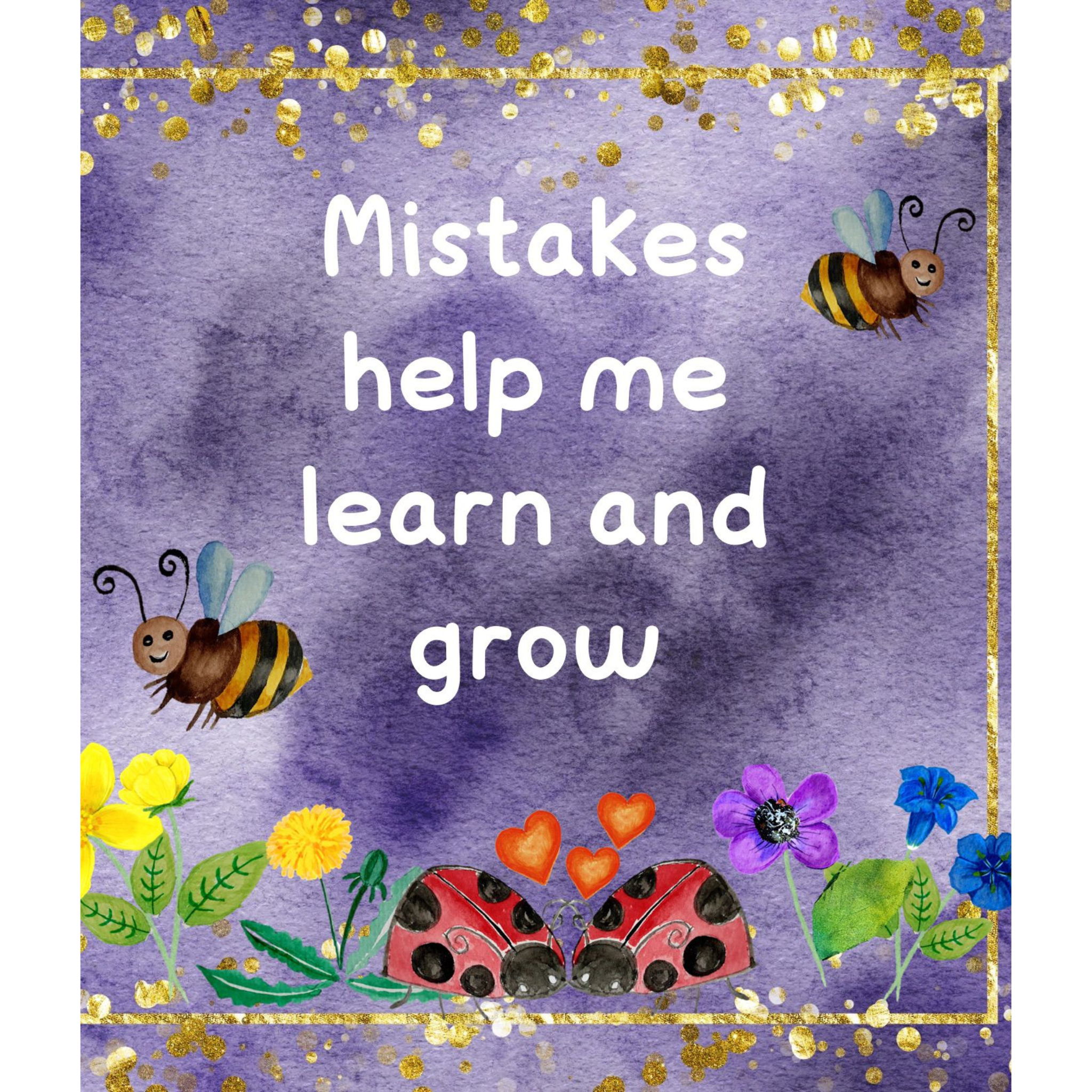 Watercolor Positive Quotes and Affirmation Posters