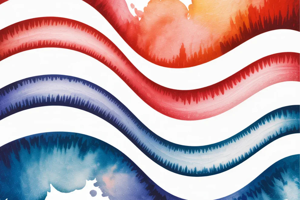Patriotic red white and blue digital paper bundle digital product.