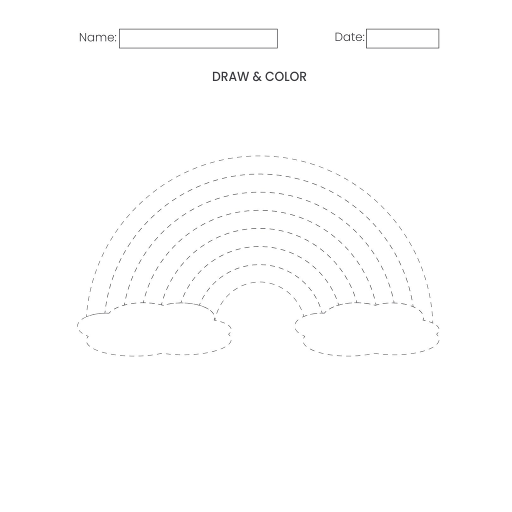 Weather Vocabulary Tracing Worksheets